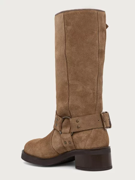 Замшевые сапоги Steve Madden