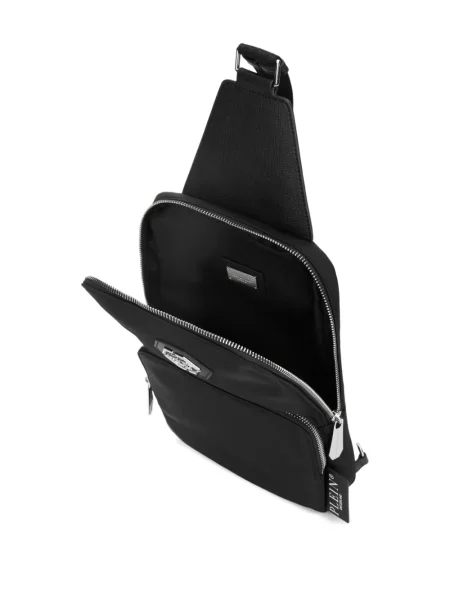 Crossbody kabelka Philipp Plein s autogramem černá