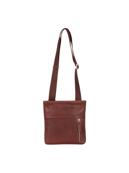 Torba crossbody Howard London skórzana brązowa