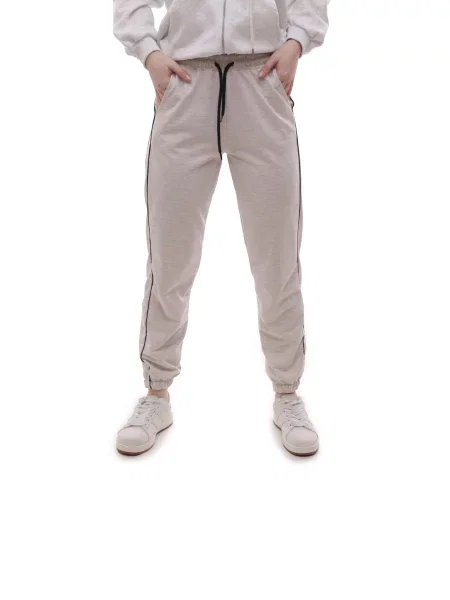 Спортивні штани STREAM світло-сірий віскоза/поліестер сірі