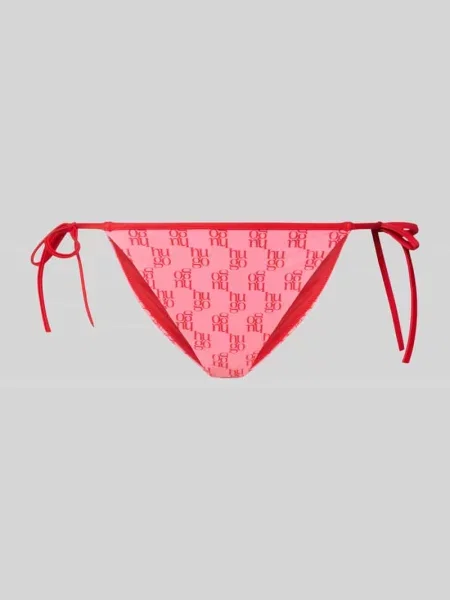 Figi bikini z wzór z logo na całej powierzchni model MONOGRAM SIDE TIE' Hugo