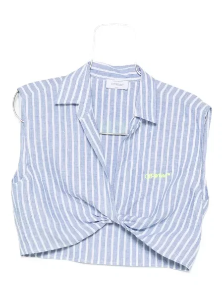 Podkoszulka Off-white w paski biała