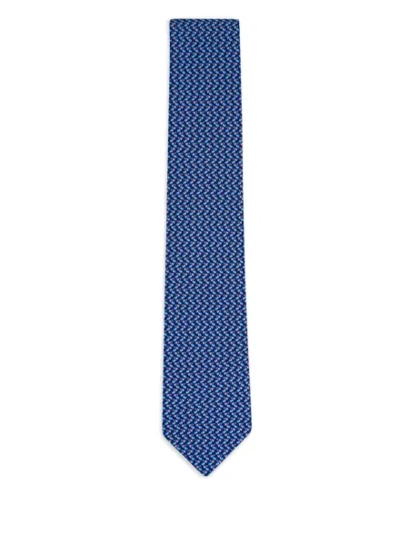 Cravată Ferragamo albastru