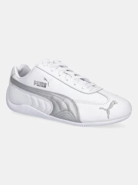 Puma sneakers din piele Speedcat LTH femei alb