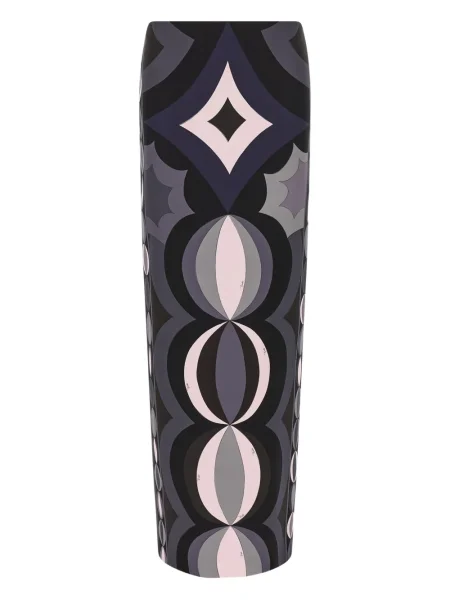 Fusta maxi Pucci cu imagine negru