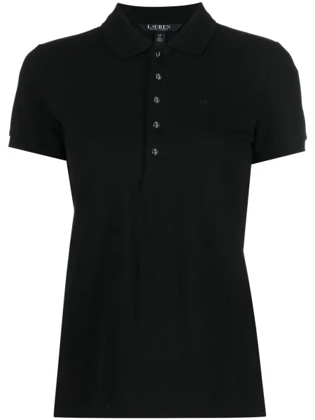 Polo Lauren Ralph Lauren cu broderie negru
