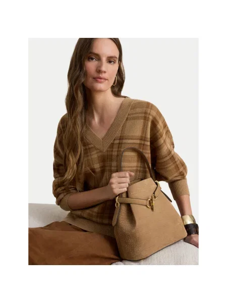LAUREN RALPH LAUREN Torebka jasny brązowy
