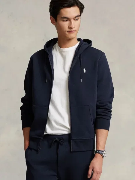 Polo Ralph Lauren Hanorac bleumarin / alb negru