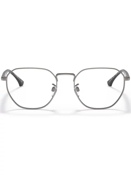 Ochelari de soare Emporio Armani cu imprimeu geometric gri
