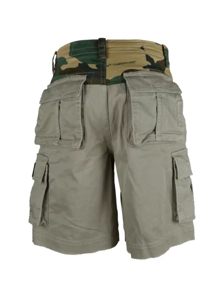 Pantaloni scurți cargo Off-white alb