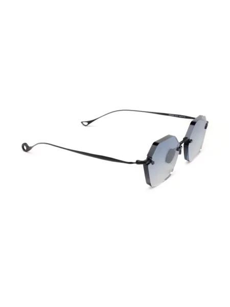 Ochelari de soare Eyepetizer cu imprimeu geometric negru