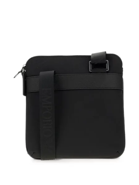 Torba Emporio Armani s autogramom crna