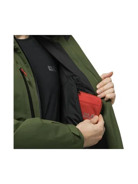 Geacă Jack Wolfskin verde