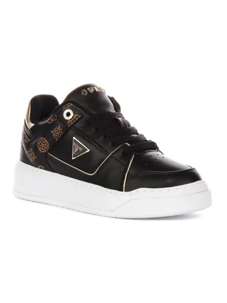 Sneakersy Guess z logo czarne