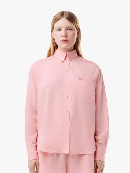 Рубашка Lacoste розовая