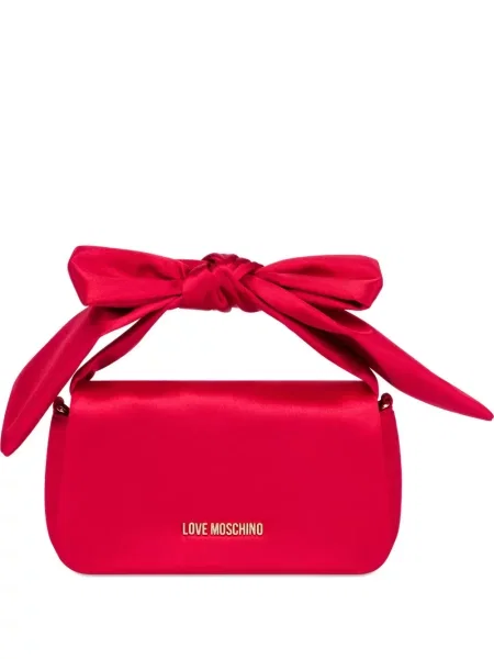 Колие Love Moschino с панделка червено