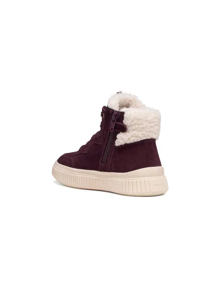 Bakancs Geox J Laquinny Girl Wpf M Bordó