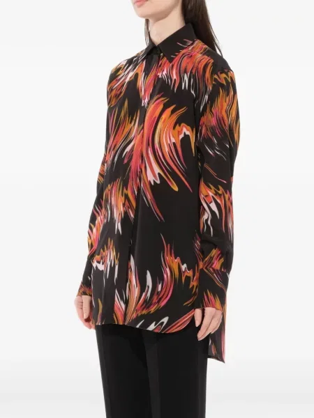 Cămașă Givenchy cu imagine negru
