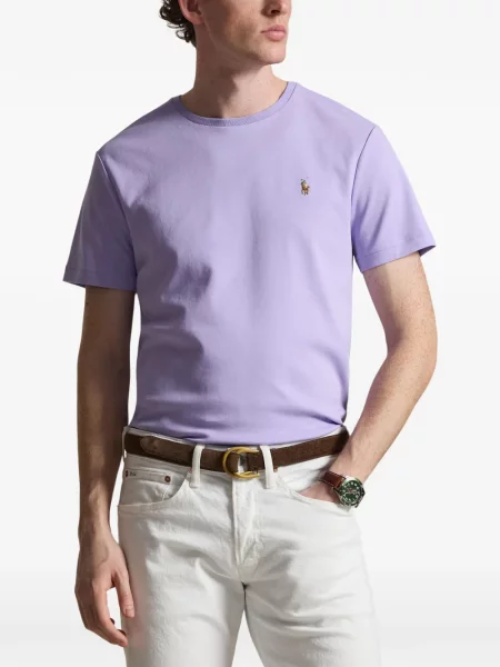 Șosete Polo Ralph Lauren cu broderie în carouri de flanelă verde