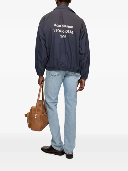 Geacă Acne Studios cu imagine albastru