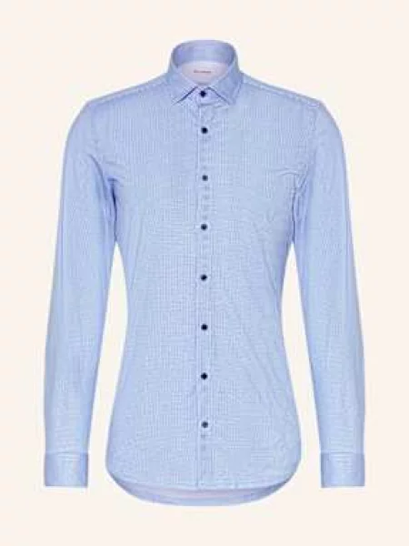 Olymp Koszula No. Six Super Slim blau niebieska