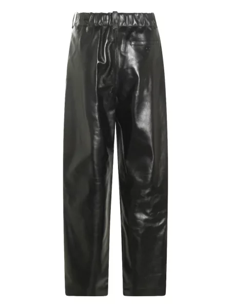 Pantaloni Givenchy din piele negru