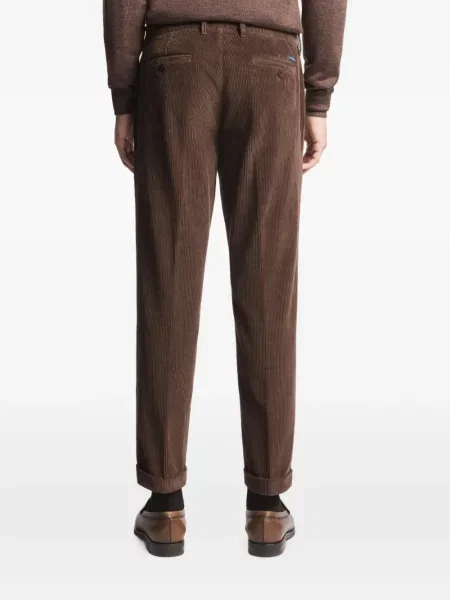 Pantaloni Fay de catifea cord maro