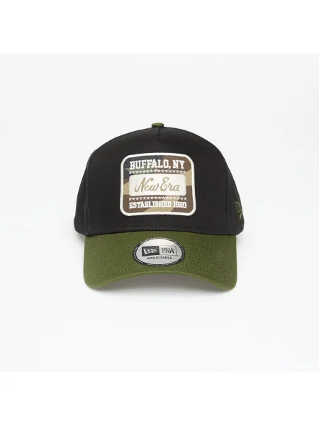 Capac New Era Camo Patch Black E-Frame Adjustable Cap Black/ Rifle Green Universal negru