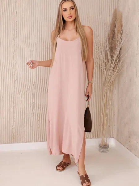 Rochie maxi Kesi de costum roz