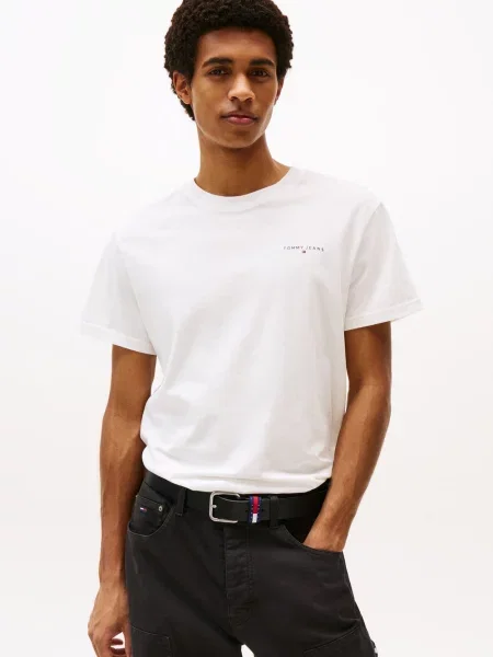 Tommy Jeans Koszulka damska Kobiety jednolity S biały
