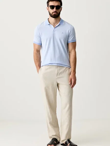 Tricou polo Vilebrequin albastru