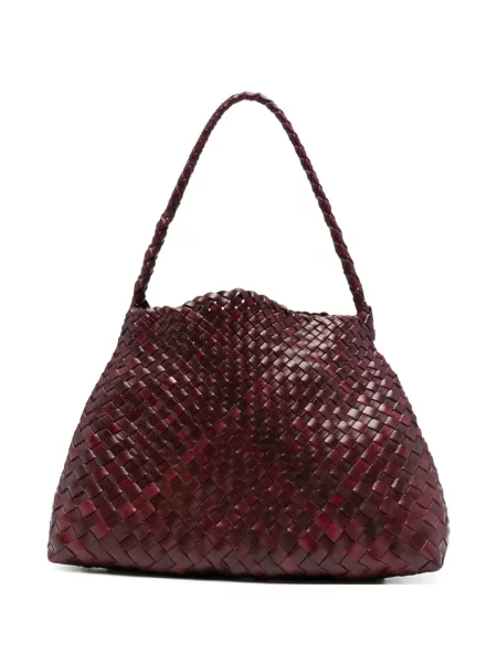 Geantă shopper Dragon Diffusion din piele roșu