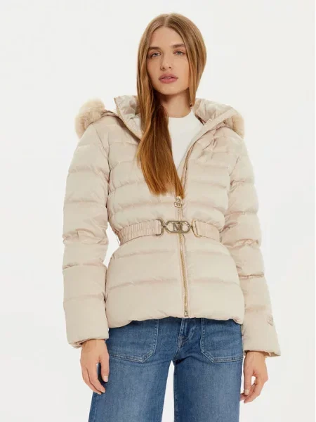Marciano Guess Pūkinė striukė smėlio