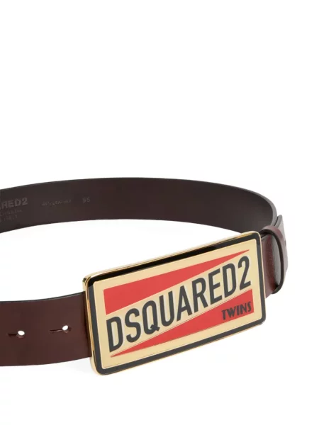 Curea Dsquared2 cu autograf maro