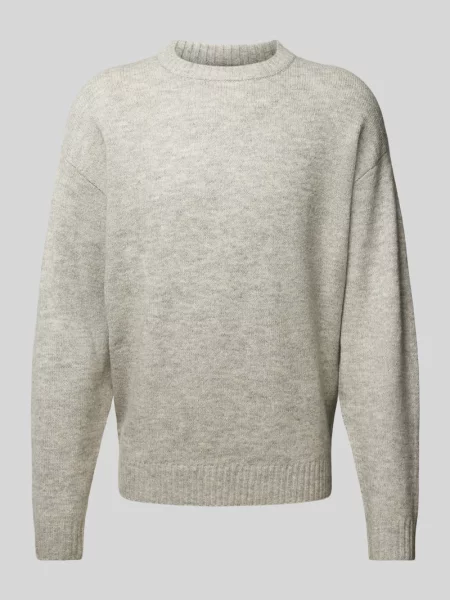 Sweter z dzianiny z okrągłym dekoltem model ‘OLLIE’ Jack & Jones