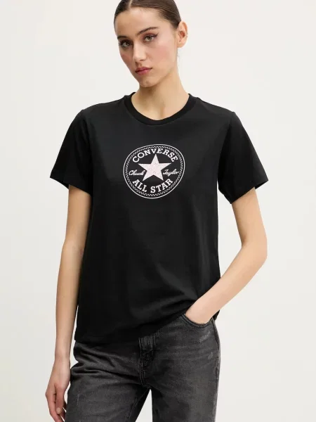 Тениска Converse черно