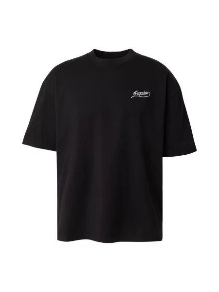 Pegador Majica Stege črna / off-bela bela