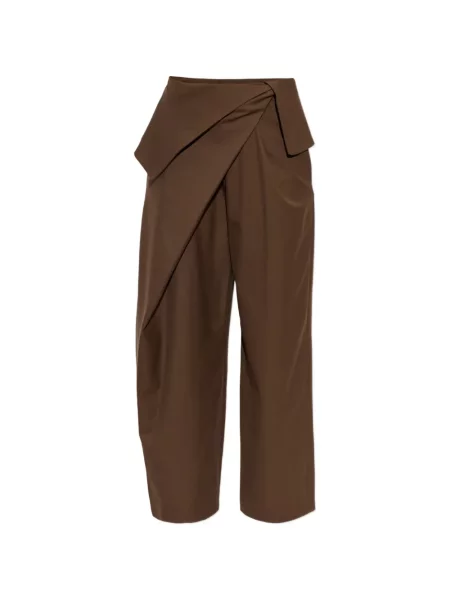Pantaloni Loewe de lână maro