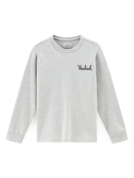 Koszulka dziecięca Woolrich szara