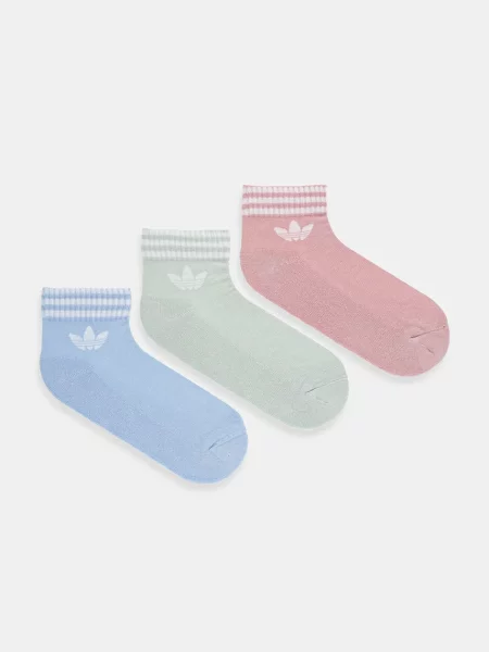 Чорапи adidas Originals 3 чифта синьо