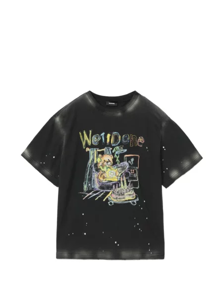 Tricou We11done cu imagine gri