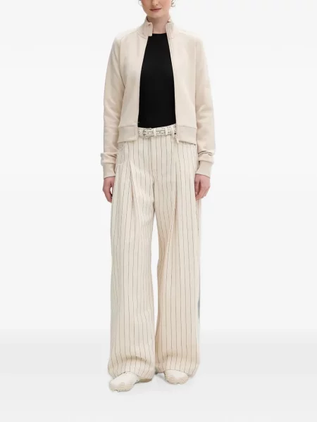 Pantaloni Adidas cu broderie cu dungi alergare negru