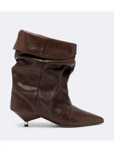 Cizme scurte Isabel Marant din piele maro
