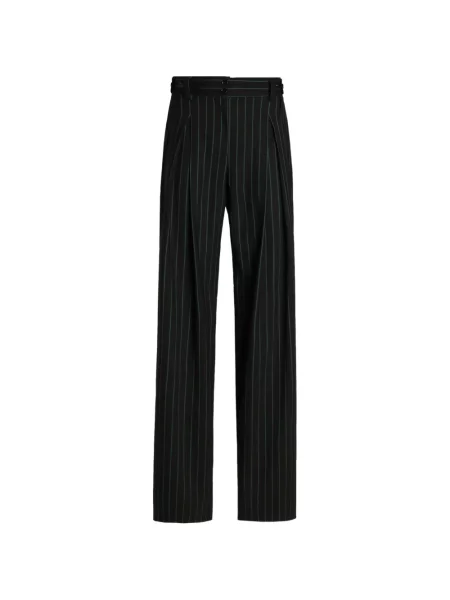 Pantaloni Dolce & Gabbana de lână negru