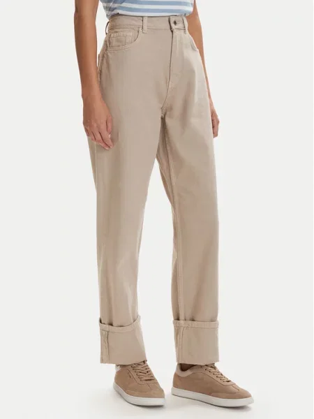 ONLY Jeansy Everly Straight Fit beżowy