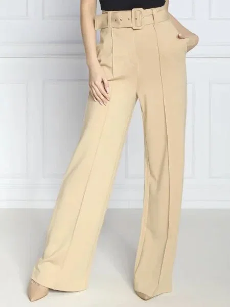 GUESS Pantaloni cu cordon DARYL | Relaxed fit bej