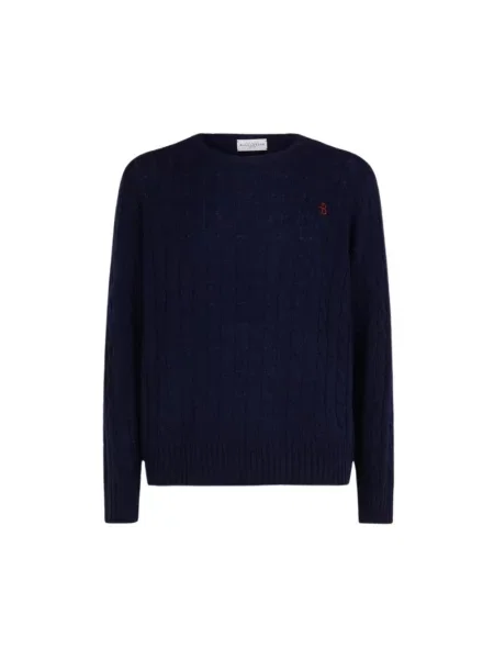 Sweter Ballantyne niebieski