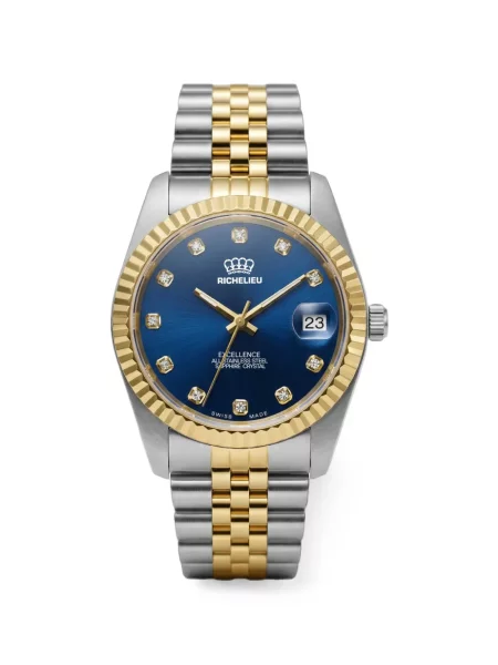 Ceas Richelieu Swiss clasic albastru