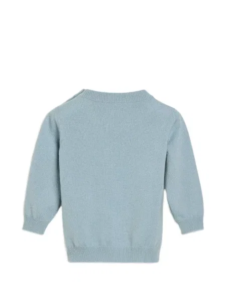 Sweter dziecięcy Brunello Cucinelli niebieski