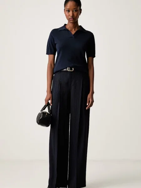 Tricou polo Weekend Maxmara de mătase
